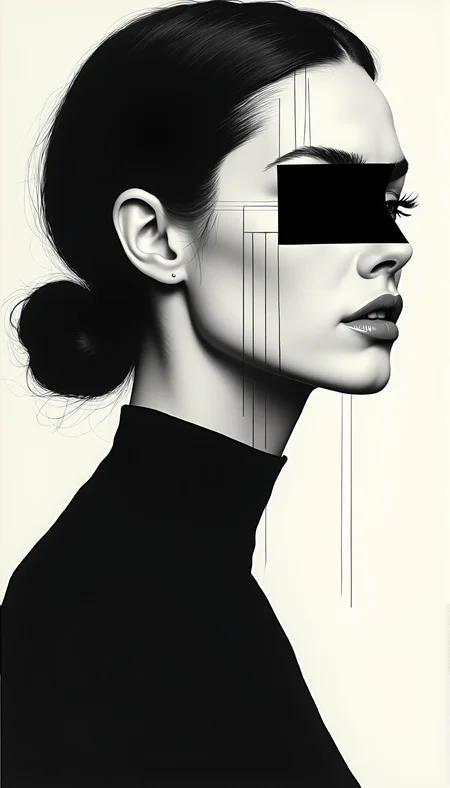 cinematic film still cinematic photo line art drawing,<lora:FF-Style-Kazimir-Malevich.LoRA:1>,in the style of kazimir malevich,kazimir malevich style,kazimir malevich art,kazimir malevich,a woman in a black and white dress with squares on her face,inspired by Darek Zabrocki,inspired by andrey ryabovichev,geometric abstract beauty,modern digital art,contemporary digital art,by andrei riabovitchev,futuristic woman portrait,stunning digital art,beautiful digital artwork,by Andrei Kolkoutine . professional,sleek,modern,minimalist,graphic,line art,vector graphics,, analog style, sharp focus, realistic, detailed, textured, skin, hair, eyes, by Alex Huguet, Mike Hill, Ian Spriggs, JaeCheol Park, Marek Denko, 35mm photograph, film, bokeh, professional, 4k, highly detailed . shallow depth of field, vignette, highly detailed, high budget, bokeh, cinemascope, moody, epic, gorgeous, film grain, grainy