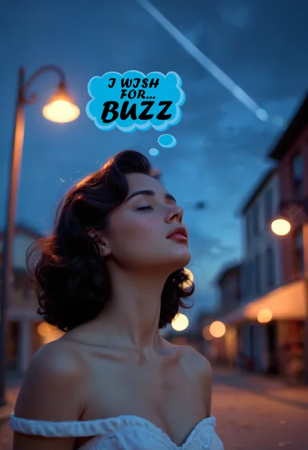 Cinematic film still a woman in a white dress is looking up at a street light and buildings at night with a plane flying overhead, Andrea Orcagna, cinematic photography, a photorealistic painting, mannerism, cinematic photography, a photorealistic painting, art photography, cinematic photography, a storybook illustration, figurative art, a photorealistic painting, rococo BREAK Elegant pose, a stock photo, romanticism, concept art, shallow depth of field, vignette, highly detailed, high budget, bokeh, cinemascope, moody, epic, gorgeous, flux-style, film grain, grainy. <lora:add-detail-xl:.5> <lora:Flux-style-xl-lora:.5>