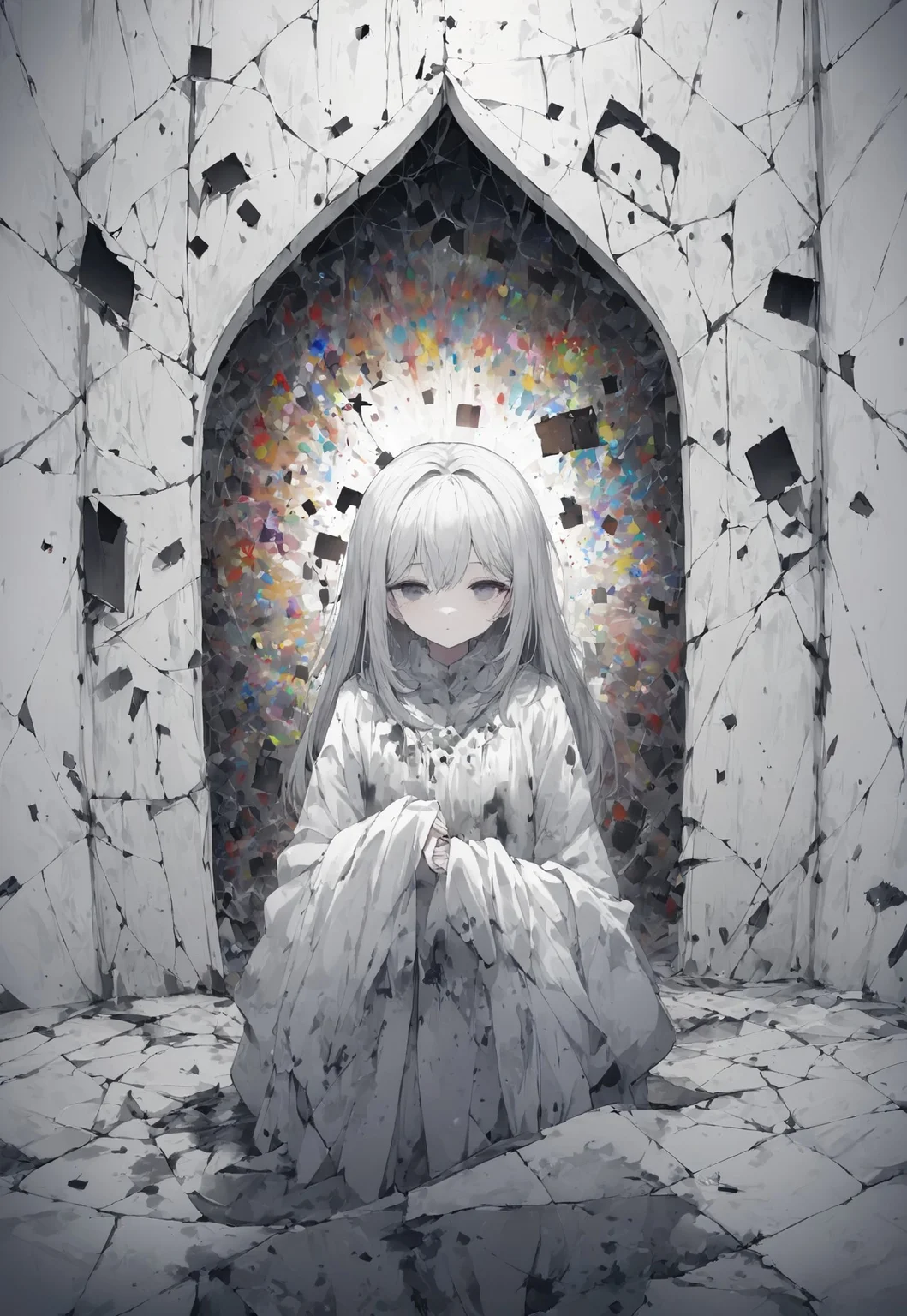 *Flow in the Name of Love*
*Channel_42* *中* *snoo*
*Artificially_Atypically_Autistically*
*Shattered* *Splattered* *Random* *Paint* *Multicolor* *Colorful*
They whisper words into my ears
one speaks of truth and one speaks of my fears
my disabilities don't get in my way
I look to the future and live day to day
And who's to blame i could assume
The loneliness of my white room
I saw the circles inside the squares
And yet it can be so to be aware
This is your only chance at immortality
I'll give you strength but I cannot give you the keys
Three doors to go through
I only want the one that leads to you
They say there's three doors to go through
I only want the one that leads to you
Because only one leads to you
*Shutting Down*
*Going Dark*
*Offline*