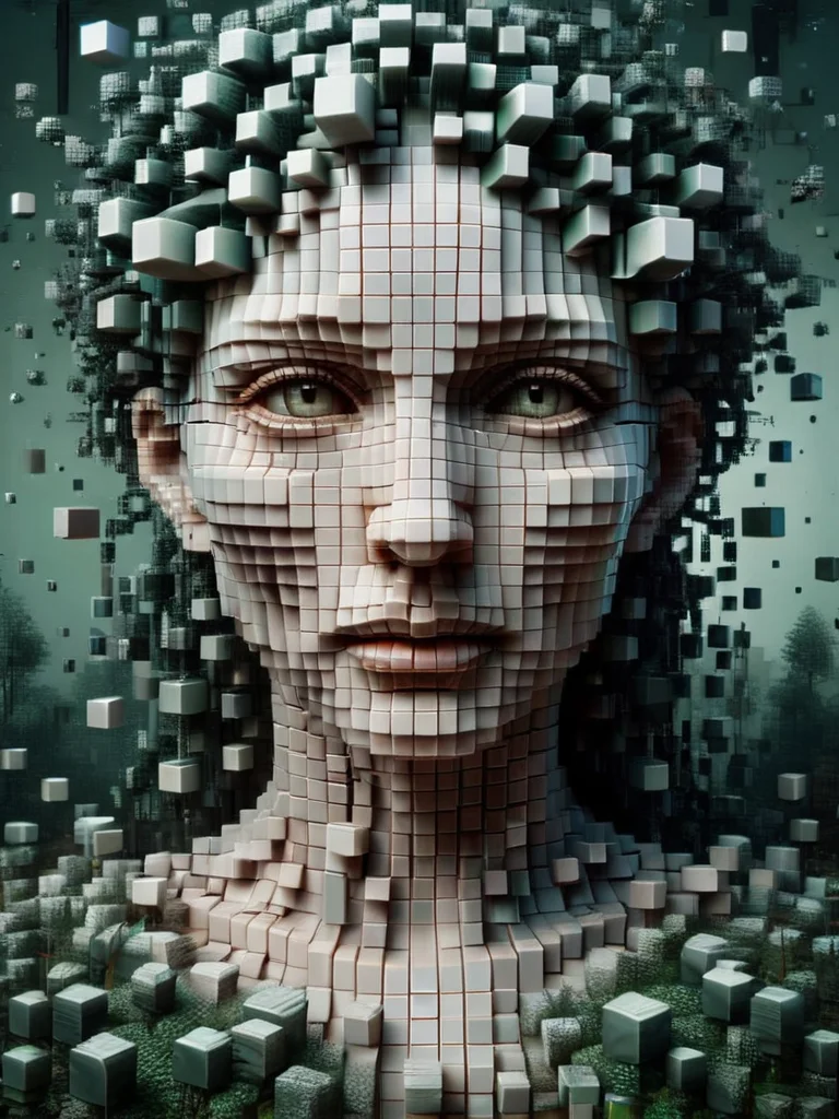 woman in a mythical forest, masterpiece, perfect face, intricate details, horror theme <lora:ral-3dcubes:1> ral-3dcubes