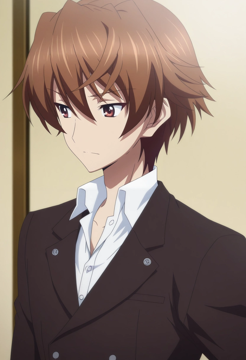 masterpiece, best quality, intricate details, anime screencap, , ,, 1boy, solo, male focus, <lora:takeya_iizuka_ilxl:0.98>, takeya_iizuka, brown hair, brown eyes, short hair, , ,