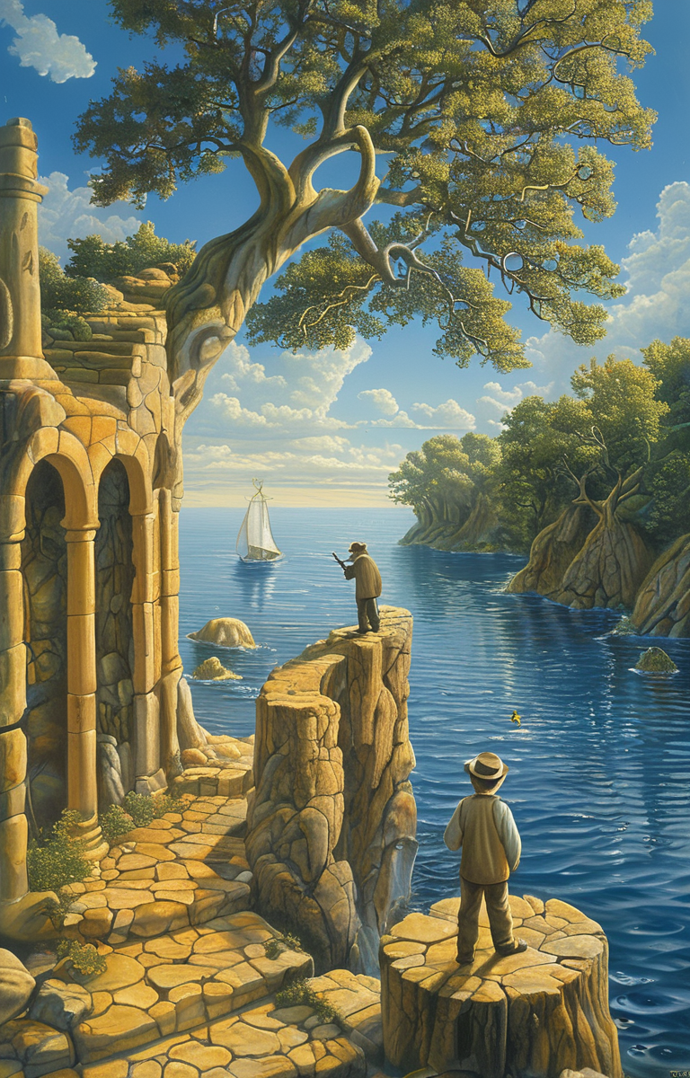 masterpiece,best quality,<lora:tbh277-sdxl:0.9>,illustration,style of Rob Gonsalves, animals