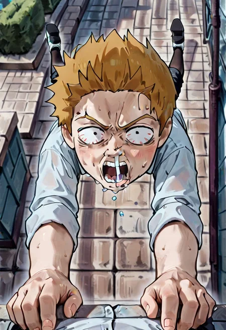 masterpiece,best quality,amazing quality,very aesthetic,absurdres,newest, huge filesize,
BREAK
1girl,
BREAK
SOSCLB,climbing,
floating hair,scenery,wind,
mob_psycho_funny_face, face focus, open mouth, snot, exaggerated expression, impact lines, teeth, sweat, meme, parody,
depth of field,close up,
(from high above:1.5),
looking at viewer,pov