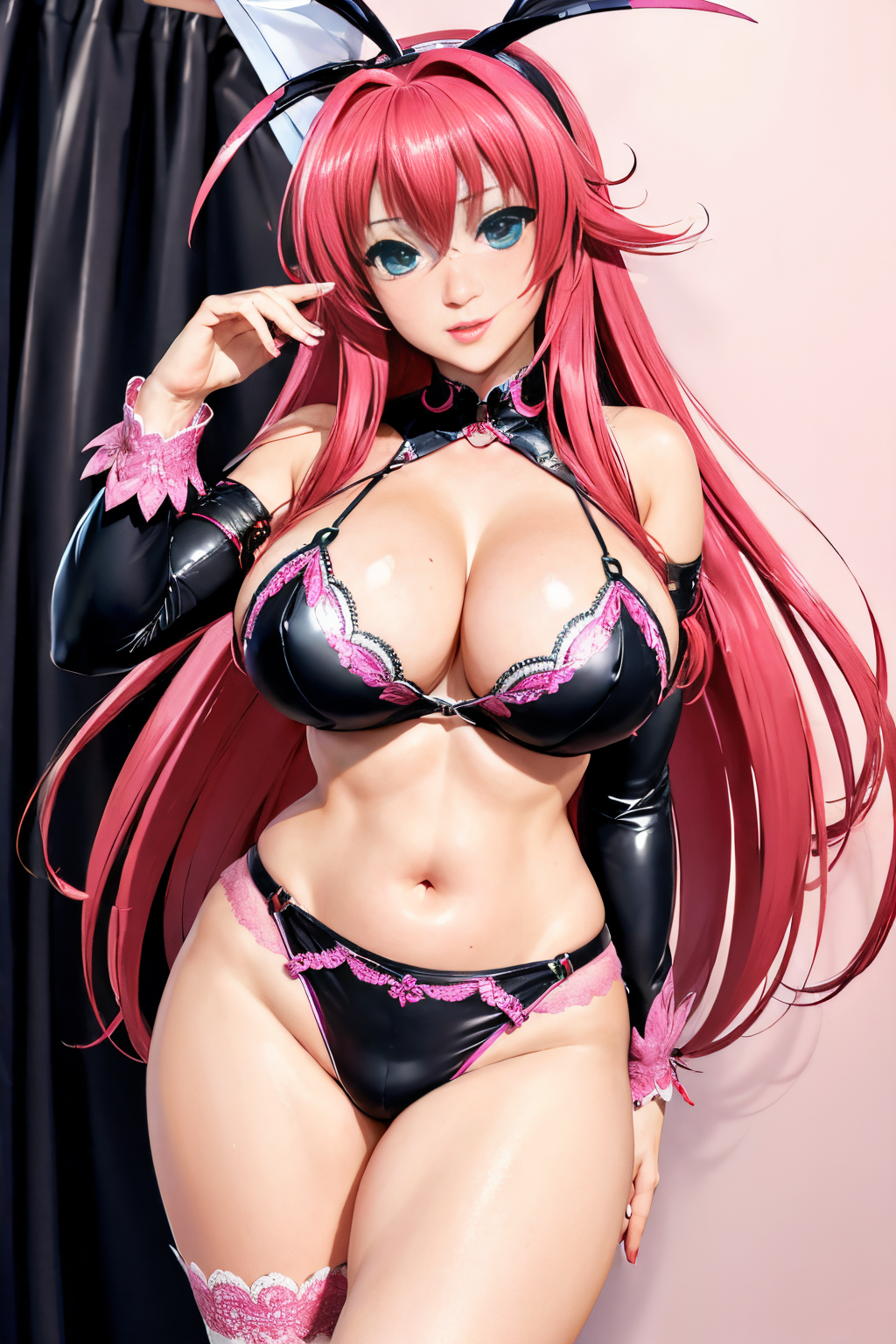 (Realisitc:1.5) EdobRiasGremory woman <lora:EdobRiasGremoryPelenka_v1.0:0.8>