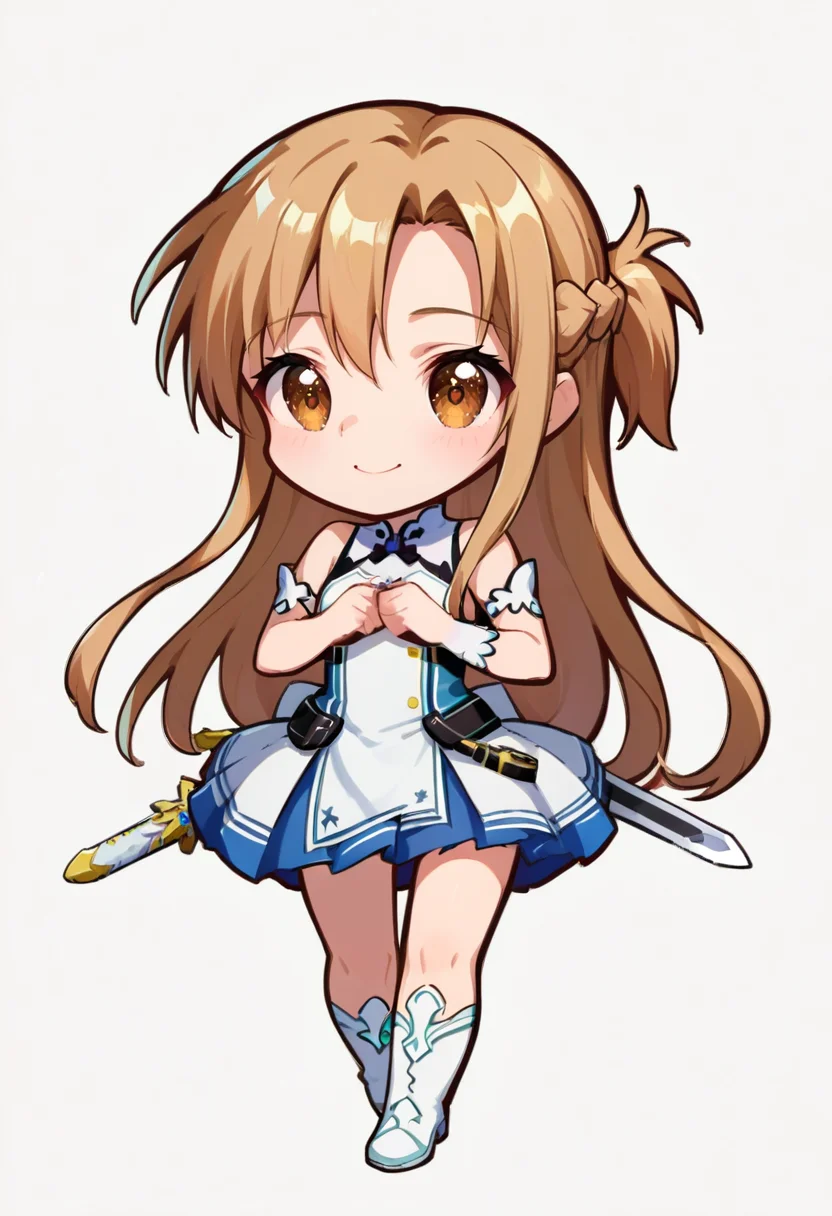 masterpiece,best quality, highly detailed, score_9, score_8_up, score_7_up, score_6_up,<lora:xl_more_art-full_v1:0.8>,source_Anime
BREAK
<lora:yumi:1>yumistyle, chibi, transparent background,asuna_(sao), sword_art_online, 1girl, brown_hair, brown_eyes