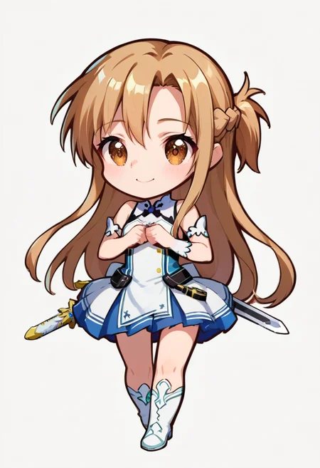 masterpiece,best quality, highly detailed, score_9, score_8_up, score_7_up, score_6_up,<lora:xl_more_art-full_v1:0.8>,source_Anime
BREAK
<lora:yumi:1>yumistyle, chibi, transparent background,asuna_(sao), sword_art_online, 1girl, brown_hair, brown_eyes