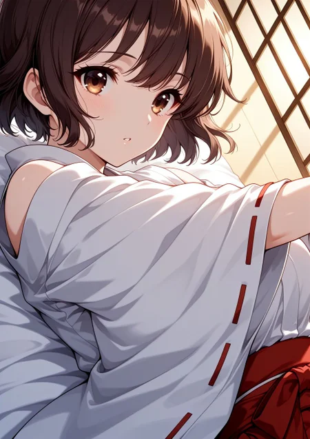 <lora:4863790872_ilxl:0.8>, 1girl,, 4863790872_ilxl, hp_kuroe, short hair, brown hair, brown eyes,, BREAK
masterpiece, best quality, amazing quality, very aesthetic, absurdres, newest,
<lora:Eyes_High_Definition:0.6>, eyesHD, high gradient eyes, detailed eyes, high definition eyes,
<lora:LECO_Particles:1>,
BREAK, <lora:brightness_slider:-0.5>,, general, dutch angle, from front,, dynamic pose,