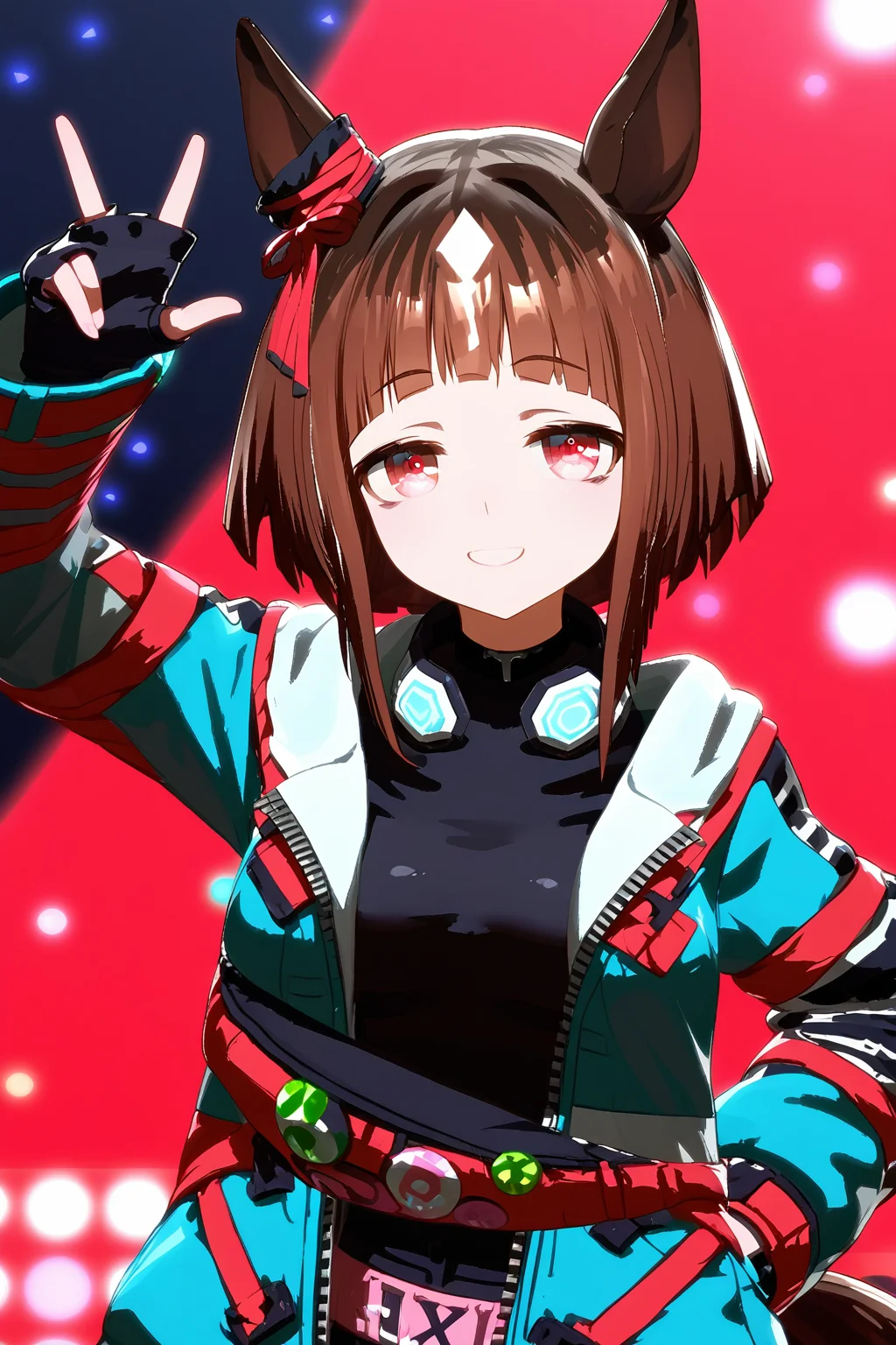 score 9, score 8 up, score 7 up, rating explicit,
detailed background, upperbody, detailed eyes,
Transcend, tranAA, medium breasts, half closed eyes, jacket, black bodysuit, smile,
looking at viewer, <lora:transcend_pony_v1:1>