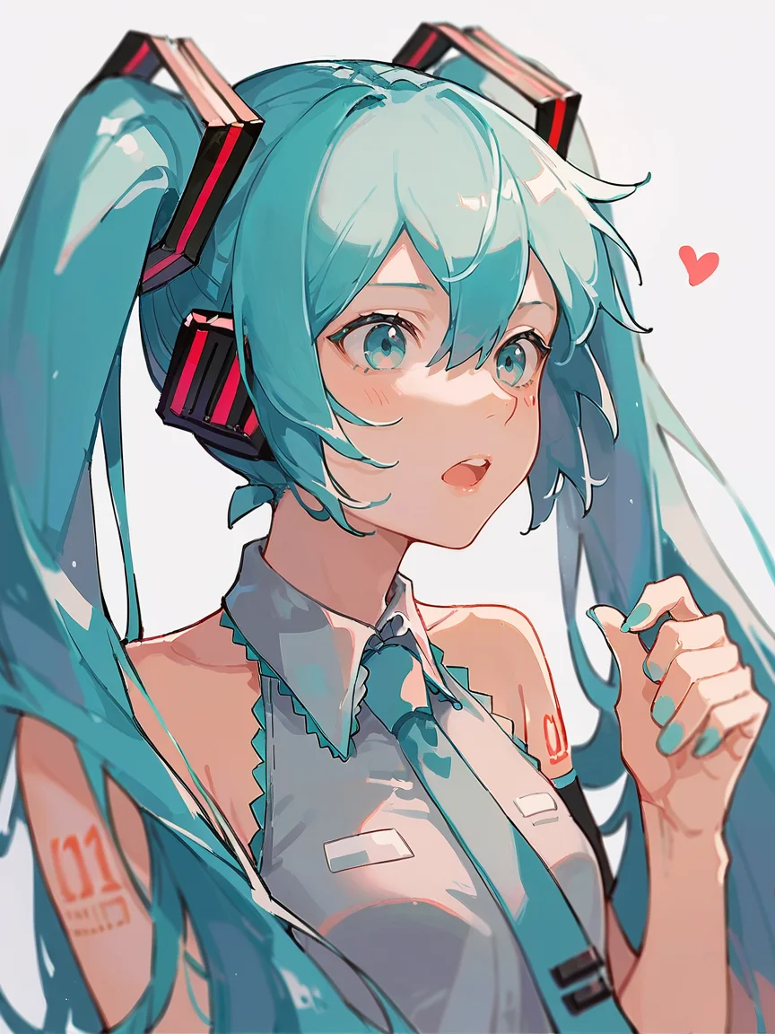 score_9, score_8_up, score_7_up, score_6_up, <lora:l1fl4gXLP:1> l1fl4g, 1girl, twintails, hatsune miku,