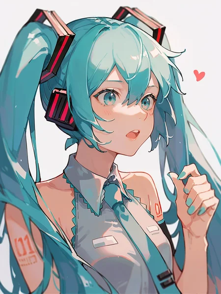 score_9, score_8_up, score_7_up, score_6_up,  <lora:l1fl4gXLP:1> l1fl4g, 1girl, twintails, hatsune miku,