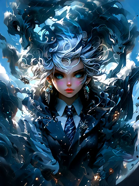 (zPDXL2), source_anime, rating_safe, good_hands, Aero, the Wind Elemental, ethereal body, floating hair, stormy eyes, semi transparent, wind magic, silver hair, clouds, air, air control, invisible, flying, detailed background, outdoors, monster, fighting, battle, league of legends style, dark aura, DonM41r3l3XL, Air Elemental, <lora:score9DoraForPony_v20:1>, <lora:SDXLFaeTastic2400:0.4>, <lora:pony_good_hands:1>, <lora:LeagueOfLegendsV4:0.2>, <lora:MJ52:1>, <lora:add-detail-xl:0.4>, <lora:Dark_Aura_for_Pony:1>, <lora:EnvyPonyPrettyEyes01:1>, <lora:DonM41r3l3XL-pony:1.3>, <lora:PonyAirElementals:1>,detailed_background,outdoors,sideways glance,breasts,car,folder,shirt,vehicle interior,coat on shoulders,holding folder,collared shirt,1girl,necktie,lips,mole on neck,medium breasts,highres,looking to the side,jewelry,parted lips,striped clothes,diagonal-striped clothes,forehead,holding,head rest,monochrome,path to nowhere,diagonal-striped necktie,langley \(path to nowhere\),medium hair,elbow gloves,solo,dangle earrings,earrings,ke laoye,motor vehicle,gloves,greyscale,mole,looking at viewer,coat