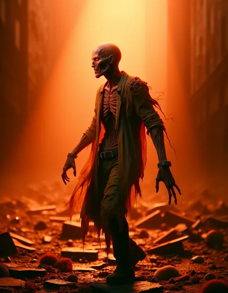 Painting, (deep orange theme:0.7) , ral-zmbyz, Giant and Gigantic, Bokeh, Lustful, Ambient lighting, <lora:ral-zmbyz-flux:1>, beautiful elegant, ambient background, highly decorated, best, epic, sublime, highly contrasted, advanced cinematic perfect light, great composition, radiant, magnificent, vibrant