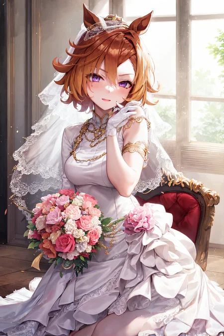 masterpiece, best quality,
t.m. opera o \(umamusume\),
wedding dress, bridal veil,
<lora:t.m._opera_o_loha:0.8>