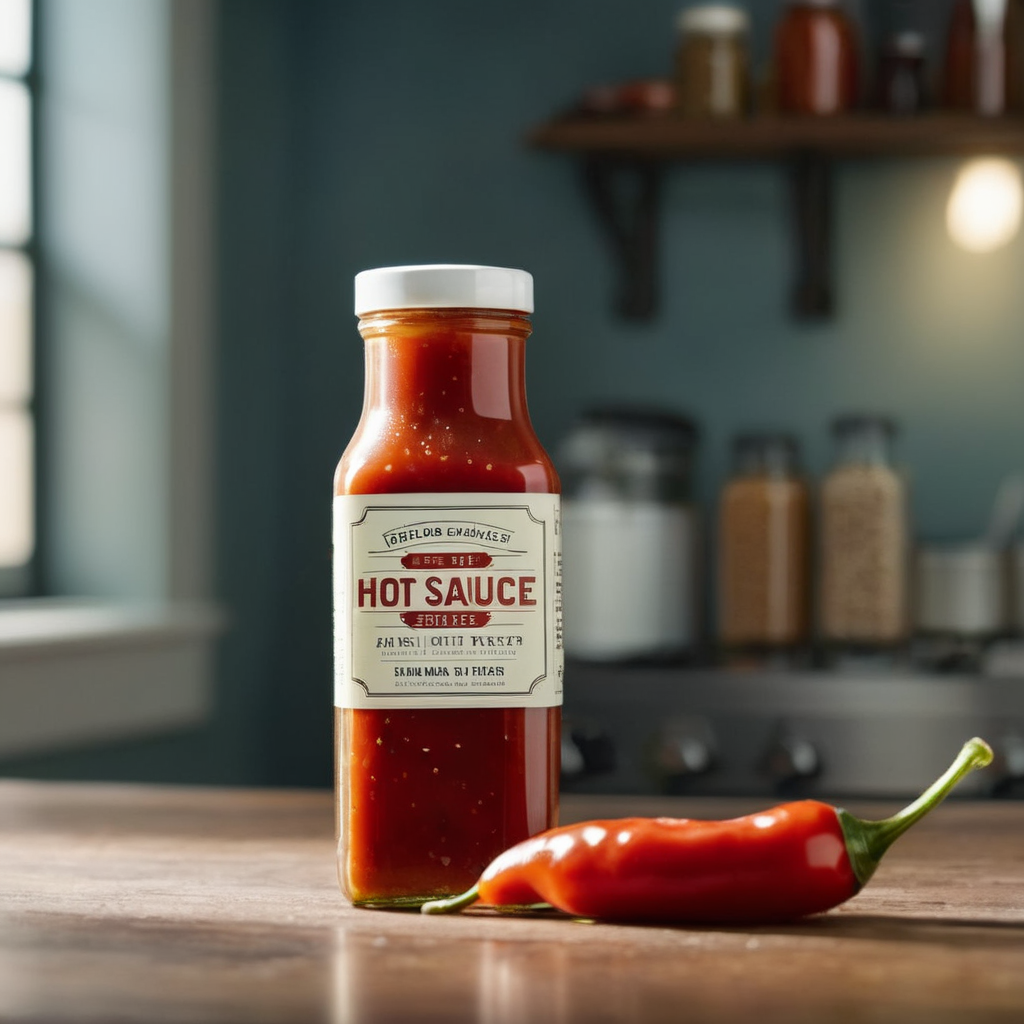 cinematic film still of  <lora:Kodak Motion Picture Film Style v4:1>
Best Cinematic Picture of a jar of hot sauce next to a salt shaker Kodak Motion Picture Film Style, shallow depth of field, vignette, highly detailed, high budget, bokeh, cinemascope, moody, epic, gorgeous, film grain, grainy