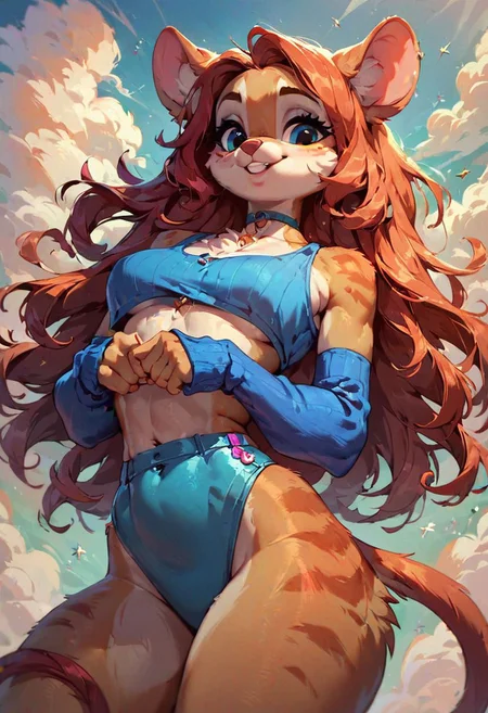 score_9, score_8_up, score_7_up,
1girl, (an anthro mouse girl, very small, tiny)