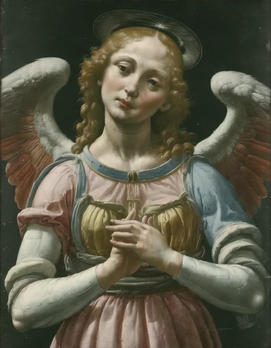 <lora:dvnc:0.8>dvnc woman angel