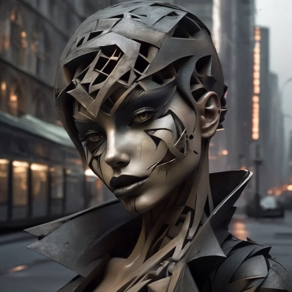 ethereondemonic gangster girl in city, very detailed<lora:ethereon:1>