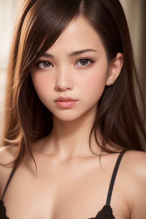 best quality, masterpiece,  (realistic:1.2), 1 girl, brown hair, brown eyes,Front, detailed face, beautiful eyes