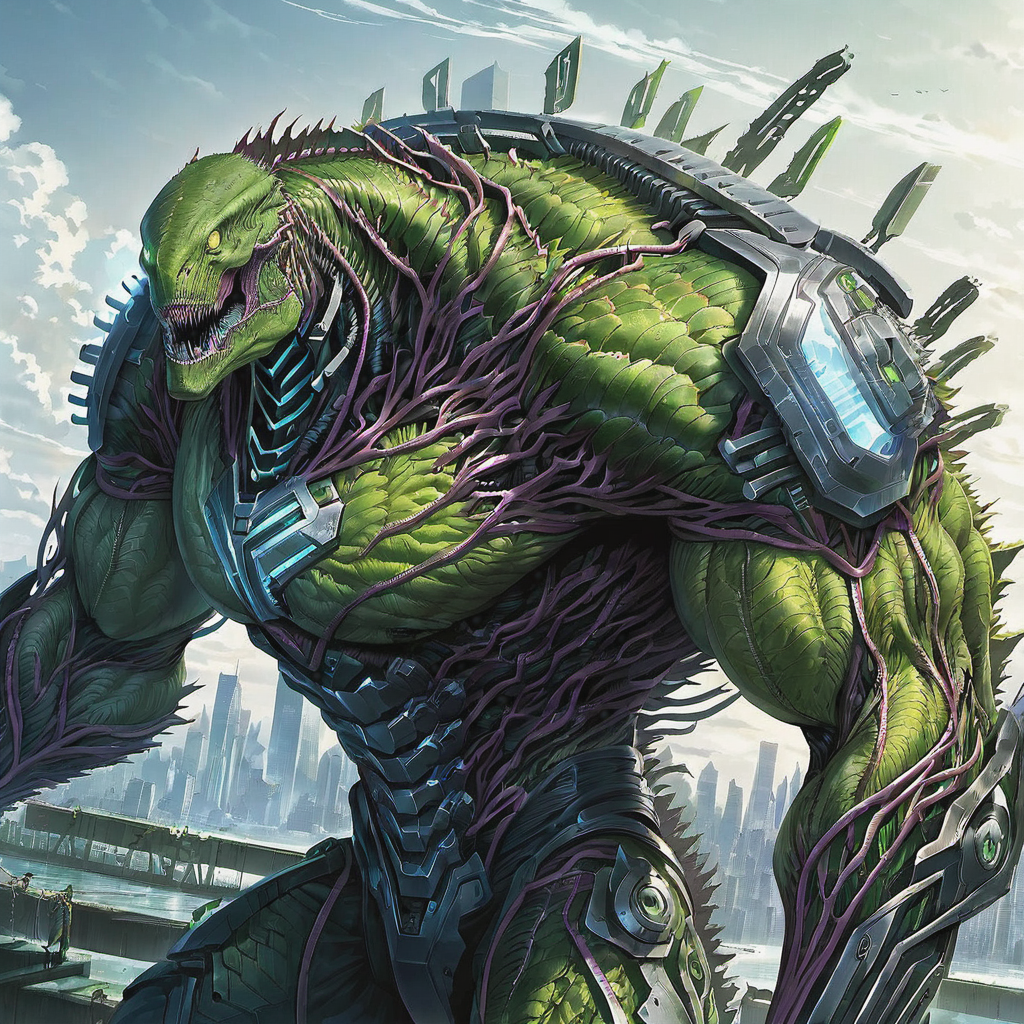 2d,concept art,intricate linework,art by makoto shinkai and kentaro miura,a cybermutant creature,<lora:Cyberfleshmutant-000002:0.85>