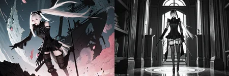 highly insanely detailed, masterpiece, top quality, best quality, highres, 4k, 8k, RAW photo, (very aesthetic, beautiful and aesthetic),
__lazy-wildcards/cosplay-char/blame/Aposimz-Titania/prompts__,
<lora:Aposimz_Titania_v1:0.8>,
(1girl:1.3),
solo focus,
__lazy-wildcards/dataset/background__,âââ