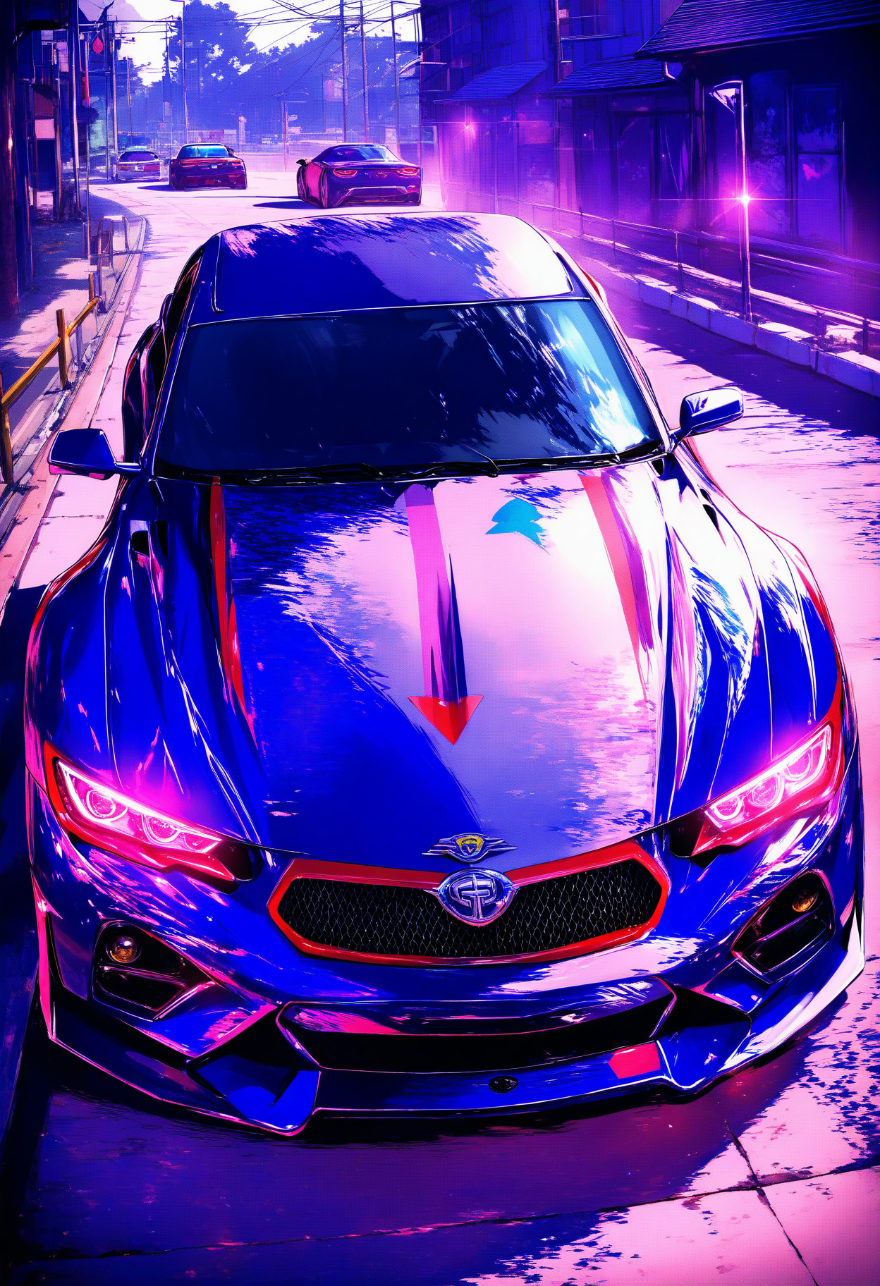 professional 3d model masterpiece,high score,great score,absurdres,  ., a cloudy sky with some cars parked in the lot and trees in the background and a few cars parked in the lot [23] ,<lora:R0k00M0t0rV3h1c13HD:1>, (R0k00M0t0rV3h1c13HD, car, ground vehicle, motor vehicle, vehicle focus, Cornelisz Hendriksz Vroom, panfuturism),private press [2],sidewalk [1], . octane render, highly detailed, volumetric, dramatic lighting