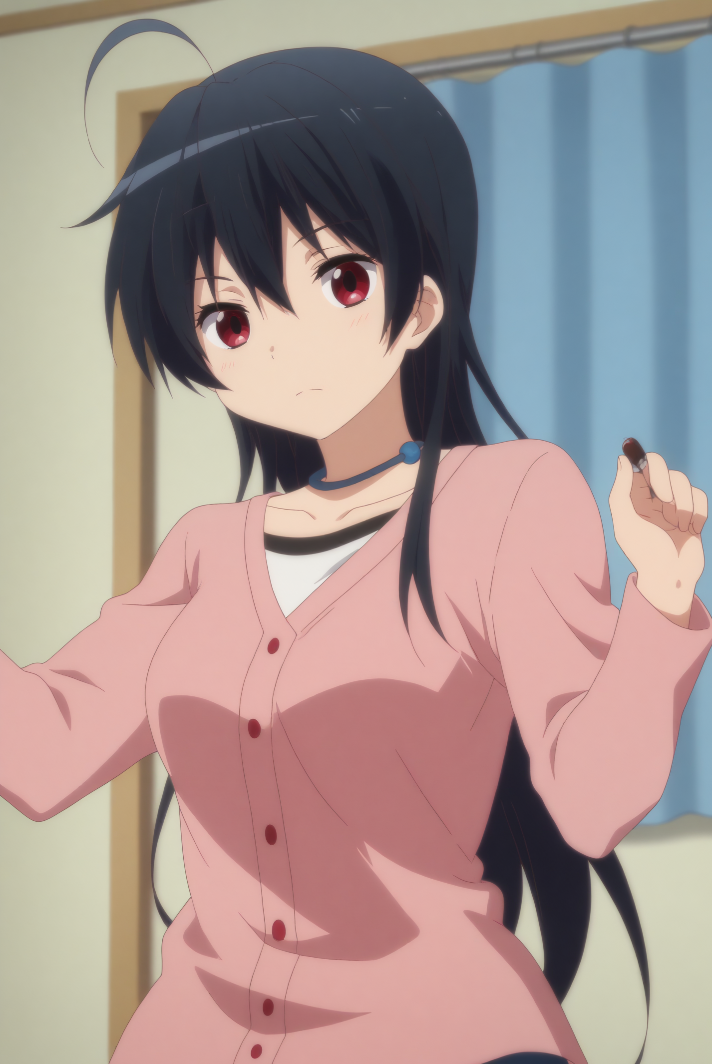 Touka_Takanashi, solo <lora:chuunibyou_demo_koi_ga_shitai-Touka_Takanashi-PDXL:0.8>