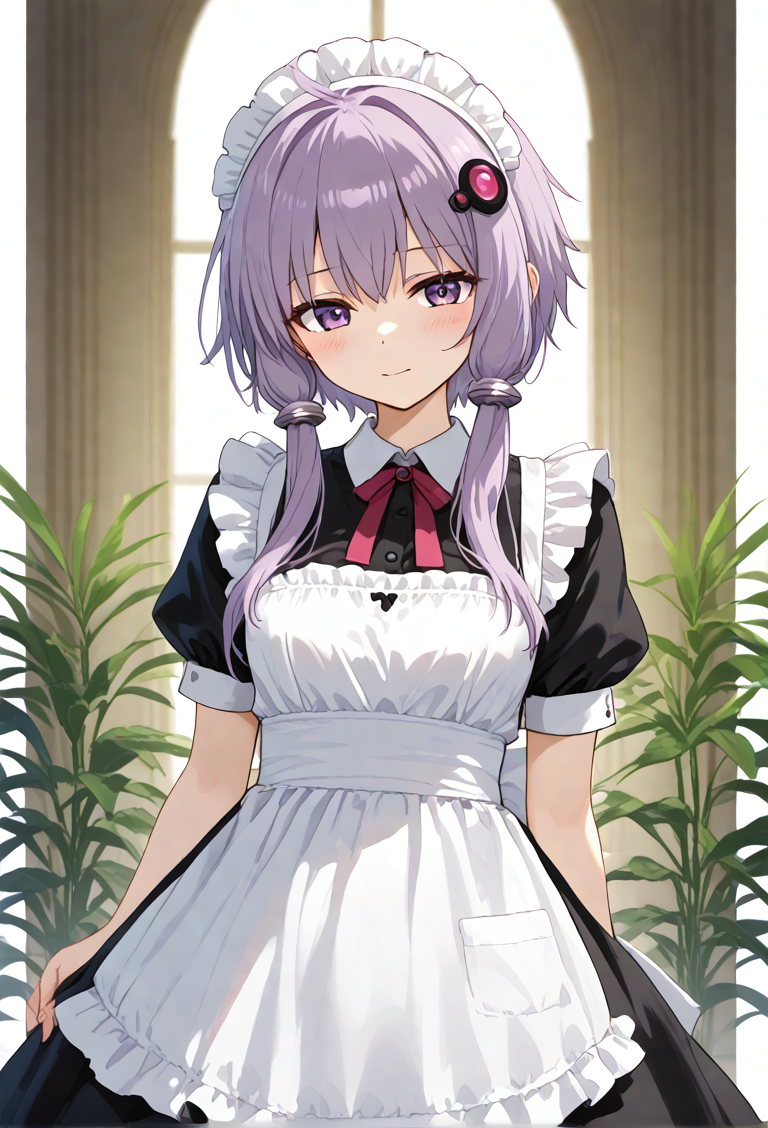 <lora:yuzuki_yukari_XL-pony-v1:1>yuzuki yukari,maid, BREAK score_9, score_8_up, score_7_up, BREAK  source_anime, best quality, masterpiece,uncensored, nsfw, <lora:Hyper-SDXL-4steps-lora:1>,  zPDXL