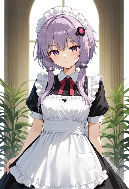<lora:yuzuki_yukari_XL-pony-v1:1>yuzuki yukari,maid, BREAK score_9, score_8_up, score_7_up, BREAK  source_anime, best quality, masterpiece,uncensored, nsfw, <lora:Hyper-SDXL-4steps-lora:1>,  zPDXL
