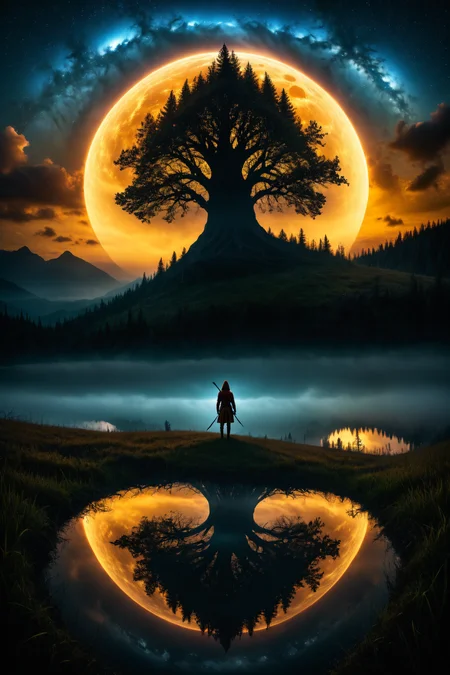 by  Phil Koch  and  Yuumei  in the style of  Andy Kehoe , heroic
 <lora:more_art:0.30><lora:clothing_slider:2.00><lora:great_lighting:1.50><lora:aesthetic:1.50><lora:photorealistic_portrait:1.50><lora:RMSDXL_Enhance:0.50><lora:RMSDXL_Creative:0.50><lora:RMSDXL_Photo:0.50><lora:RMSDXL_Darkness_Cinema:0.50><lora:extremely_detailed:1.50><lora:perfect_eyes:0.15><lora:perfect_hands:0.15><lora:midjourney:-0.15><lora:dpo:0.25>