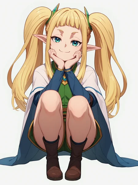 score_9, score_8_up, score_7_up, score_6_up, score_5_up, score_4_up, anime screencap,
1girl, filimos <lora:filimos_harrifenas-PD-1.0:1>,
simple background, white background,
full body, smug, smile, head tilt, crouching, head on hand