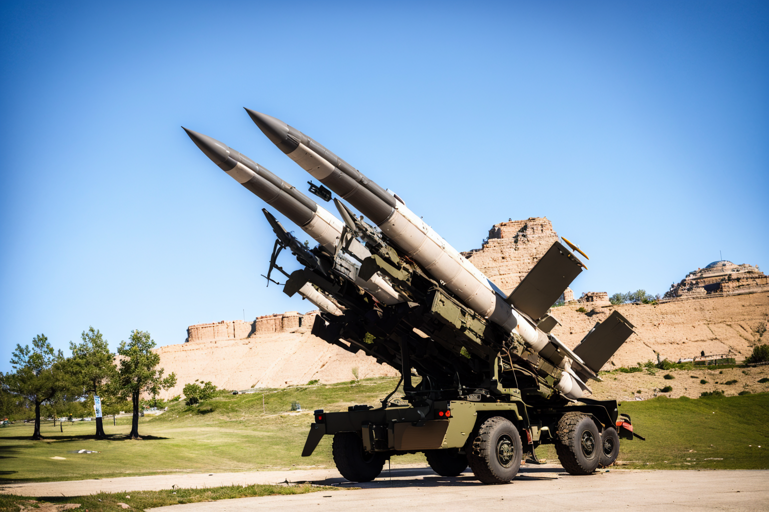 (masterpiece, best quality:1.2), ultra-detailed, Anti-air Missile, (realistic:1.5), <lora:EdobAntiAir_v1.0:0.8>