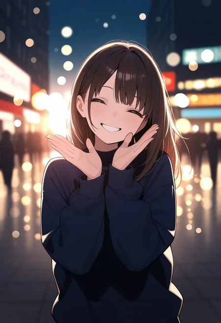 masterpiece, best quality, 1girl, solo,
random girl, random woman, random pose, random place, random face, random view,
depth of field, smile, bokeh, bloom, backlighting,