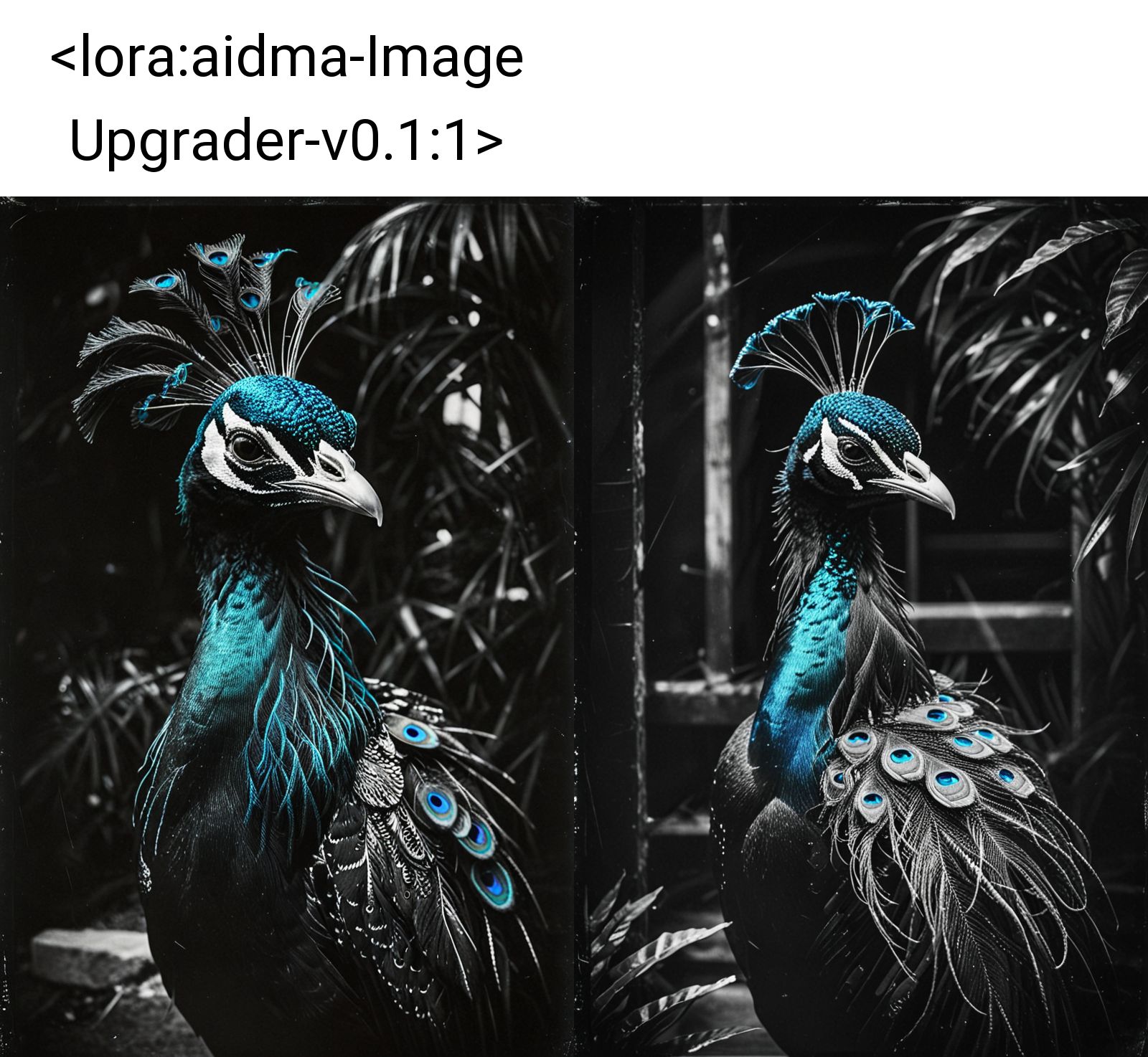 Electric neon peacock 
,  <lora:CBS_novuschroma37 style_b:1> novuschroma37 style
<lora:aidma-Image Upgrader-v0.1:1> , detailmaximizer, max details