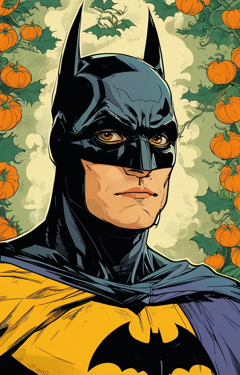 masterpiece,best quality,<lora:tbh177-sdxl:0.9>,illustration,Cliff Chiang,batman