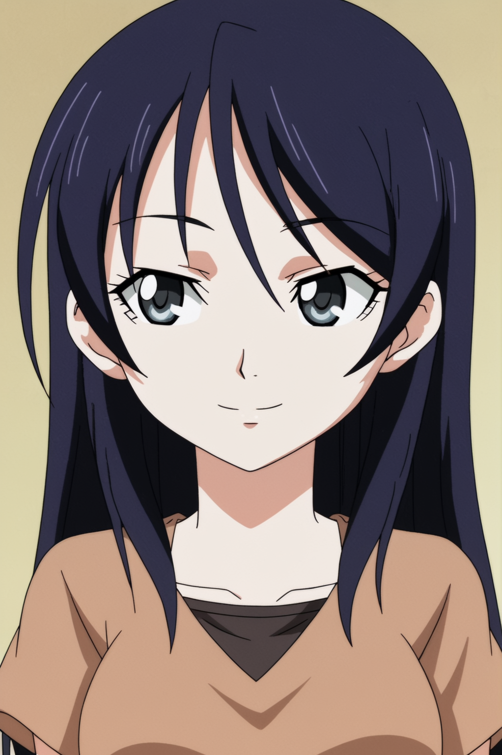 rating_safe,  anime screencap, consistent background,   Yuri Kotobiki, light smile, upper body  <lora:Nozoki_Ana-Yuri_Kotobiki-PDXL:0.8>,
