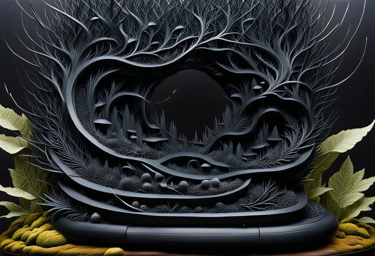 (anime), no human, city ruin, black snake, (masterpiece), score_9