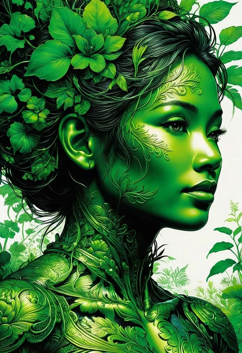 Silhouette Art, breathtaking detailed, masterpiece, lovely, charming, awe-inspiring, radiant, magnificent. glossy. inspiring by ernie chan, imposing, modern bright greens, reflective surface. expansive, fantastical, film photography style,
<lora:InkArtXL_1.2:0.6> <lora:FaeTastic:0.15> . award-winning, professional, incredibly lifelike, high contrast, well defined, ink art, line art