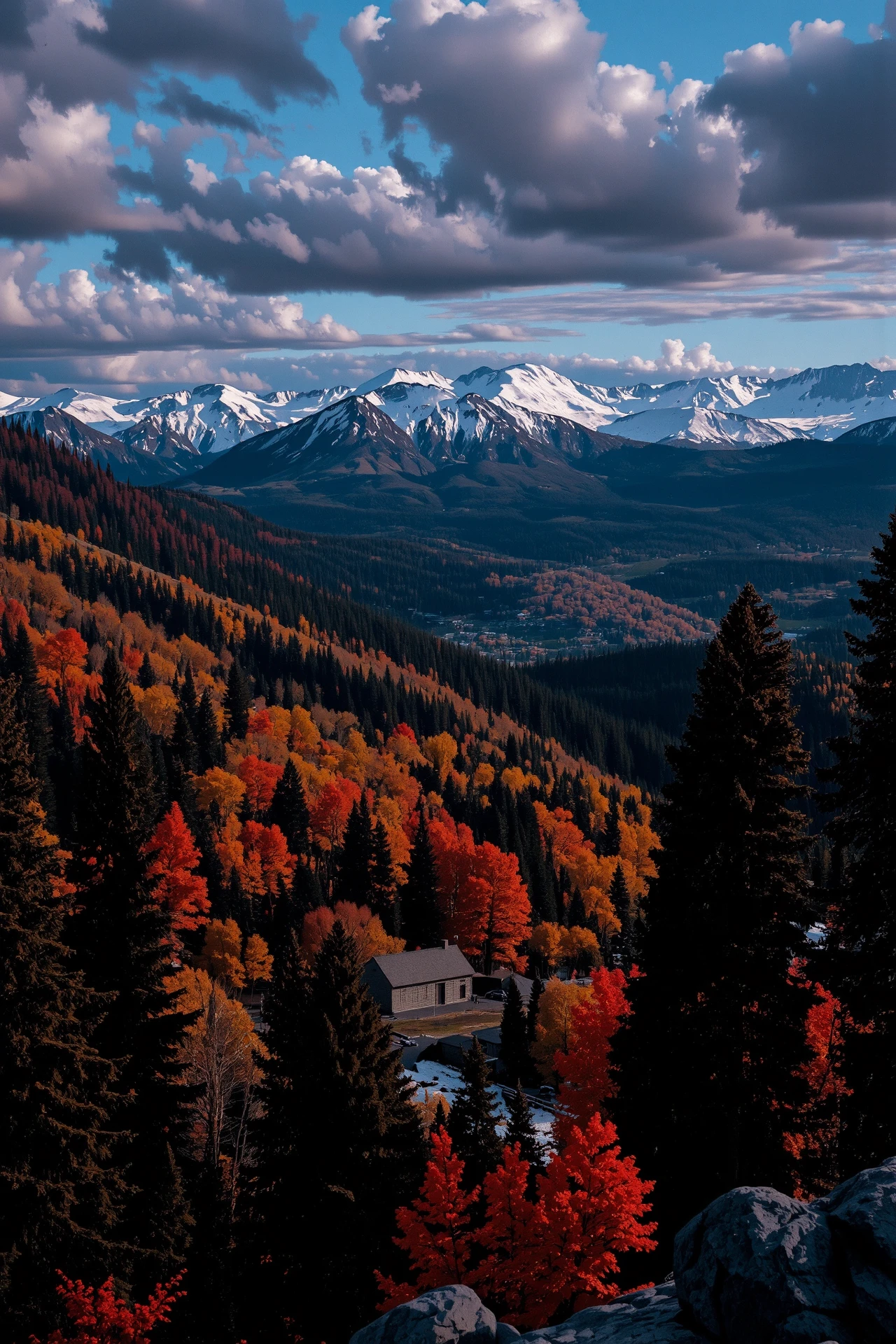 photo, photography, Fujifilm XT3 Viltrox, Banff, Alberta landscape, dusk, very intricate, very detailed, realistic. sharp, colorful, film grain, high contrast, <lora:Hand v2:1> <lora:Anti-Blur:1> <lora:Insane Detail Slider:0.5>  <lora:Flux.1_Turbo_Detailer:0.6> <lora:flux.1_lora_flyway_Epic-detail_v2:0.6>