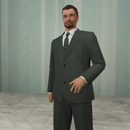 man in a suit, y2k3dnerdessence <lora:y2k3dnerdessence_v0.0.1:0.75>