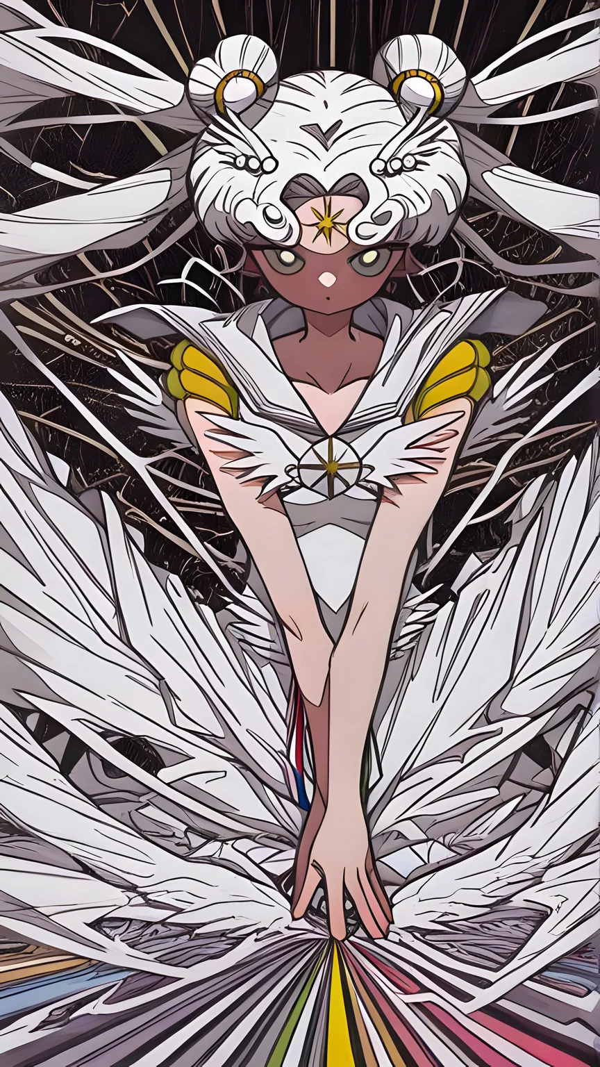 Sailor Cosmos,7A3IFRHPR_illu,ligne claire - dynamic pose - abstract element - abstract background,<lora:Sailor Cosmos:0.8>,<lora:hwm4to7A3IFRHPR:1.0>