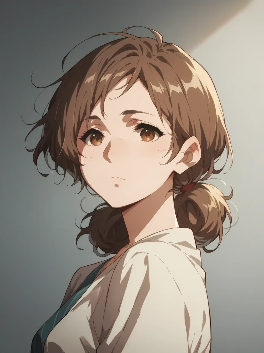 score_9, score_8_up, score_7_up, score_6_up, score_5_up, <lora:VEXLP:1> ve, brown eyes, brown hair, 1girl