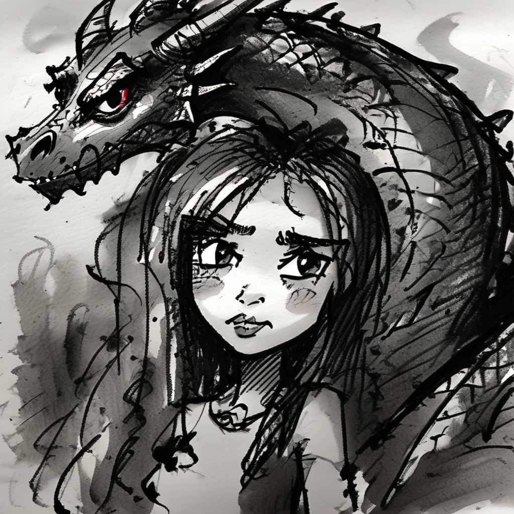 corcoc4s  girl and dragon, very detailed<lora:corcoc4s:1>