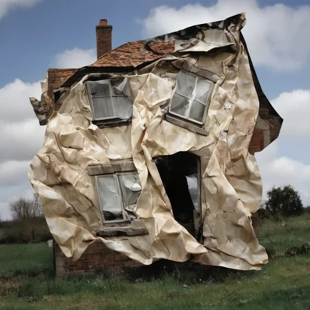 crumpled paper