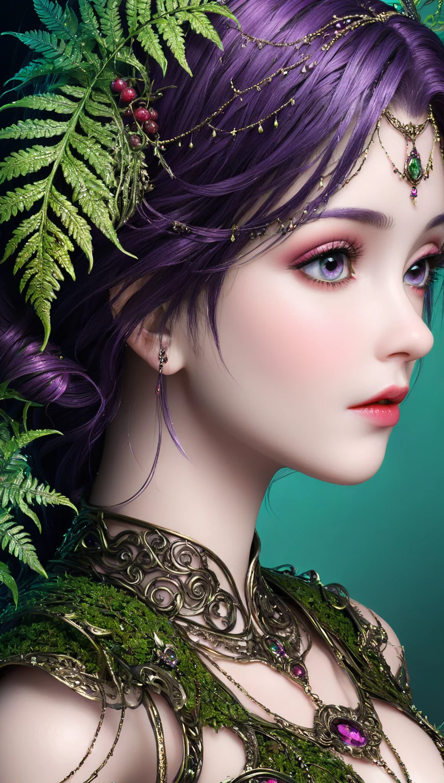 triadic colors, best quality, a close up highly detailed girl, moss, ferns, rowanberries, highly detailed glittering scales, by Craola, Dan Mumford, Andy Kehoe, 2d, flat, cute, adorable, vintage, art on a cracked paper, fairytale, storybook detailed illustration, cinematic, ultra highly detailed, tiny details, beautiful details, mystical, luminism, vibrant colors, complex background<lora:xl_more_art-full_v1:0.5> <lora:YunXi_SDXL:0.6>