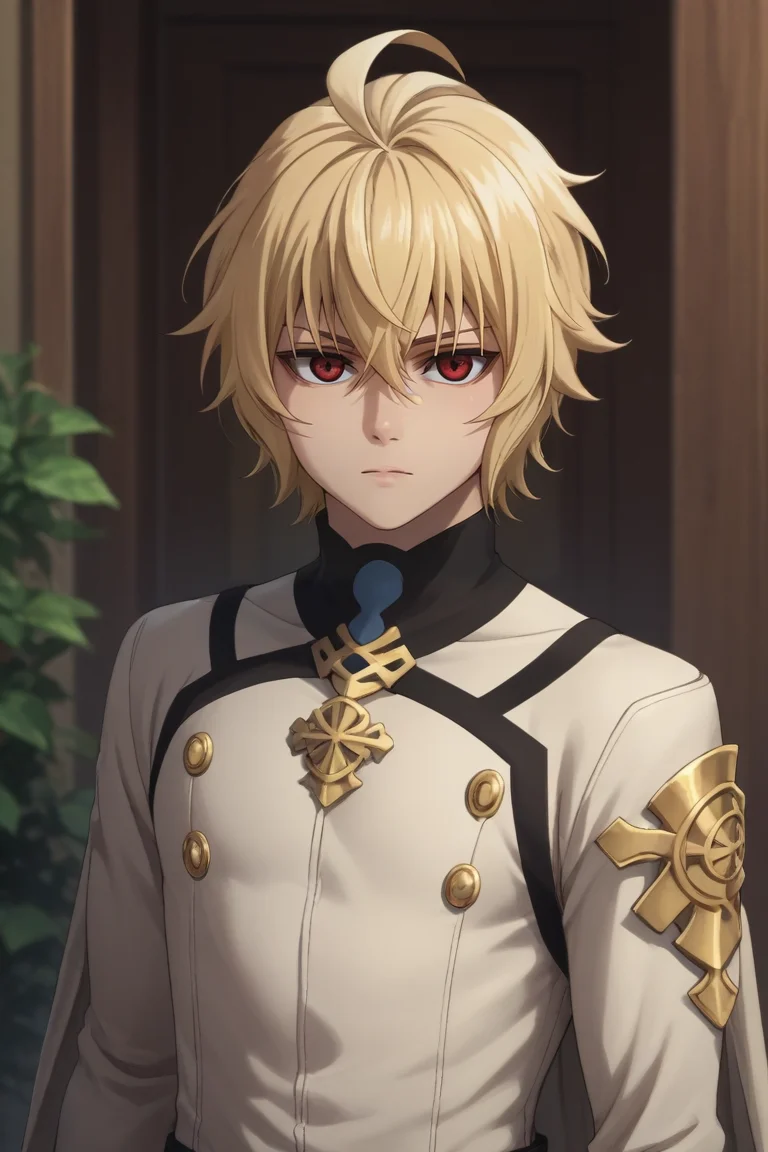 score_9, score_8_up, score_7_up, source_anime, , (realistic:0.6), looking at viewer, upper body, depth of field, 1boy, solo, male focus, <lora:mikaela_hyakuya_pony:0.78>, mikaela_hyakuya, blonde hair, red eyes, short hair, hair between eyes, bangs, ahoge, , sci-fi, , <lora:sdxl_lightning_8step_lora:1>