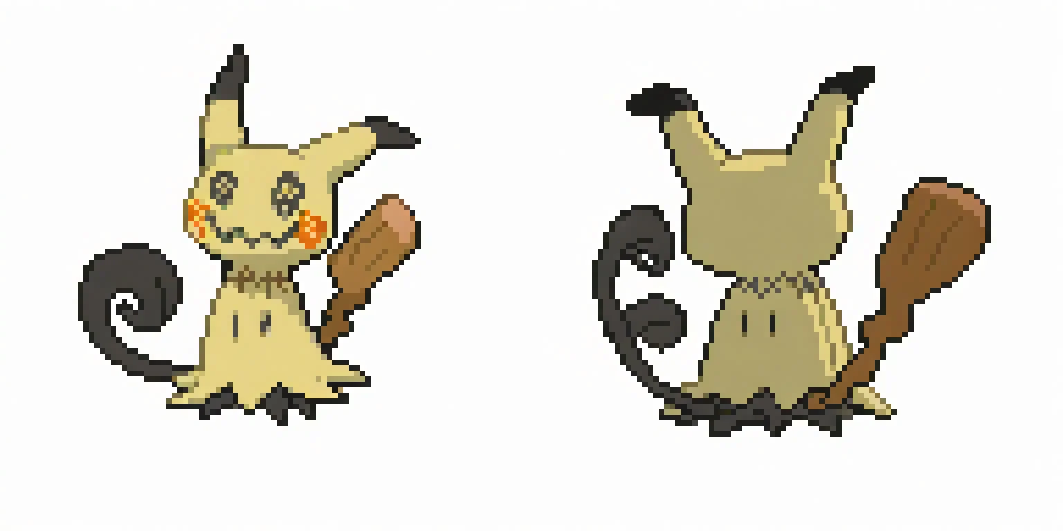 Mimikyu
<lora:pkspbf_nb_v1:1>
<lora:Hyper-SDXL-8steps-lora_825548:.4> <lora:sdxl_lightning_2step_lora_315545:.3> <lora:sd_xl_turbo_lora_v1:.3>