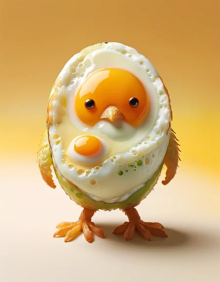 an adorable Sci-Fi Kiwi, digital art, made out of ral-friedegg <lora:ral-friedegg:0.8>, perfect composition, beautiful composition, dramatic, beautiful detailed, fantastic aesthetic, luxury, cute, aesthetic, warm light, lush