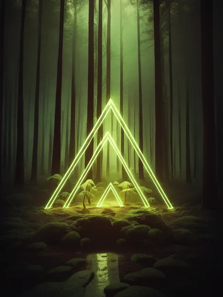 score_9, score_8_up, score_7_up, score_6_up, score_5_up, score_4_up, woman, m00dygr33n, neon, glow, forest, <lora:m00dygr33nXLP:0.8>