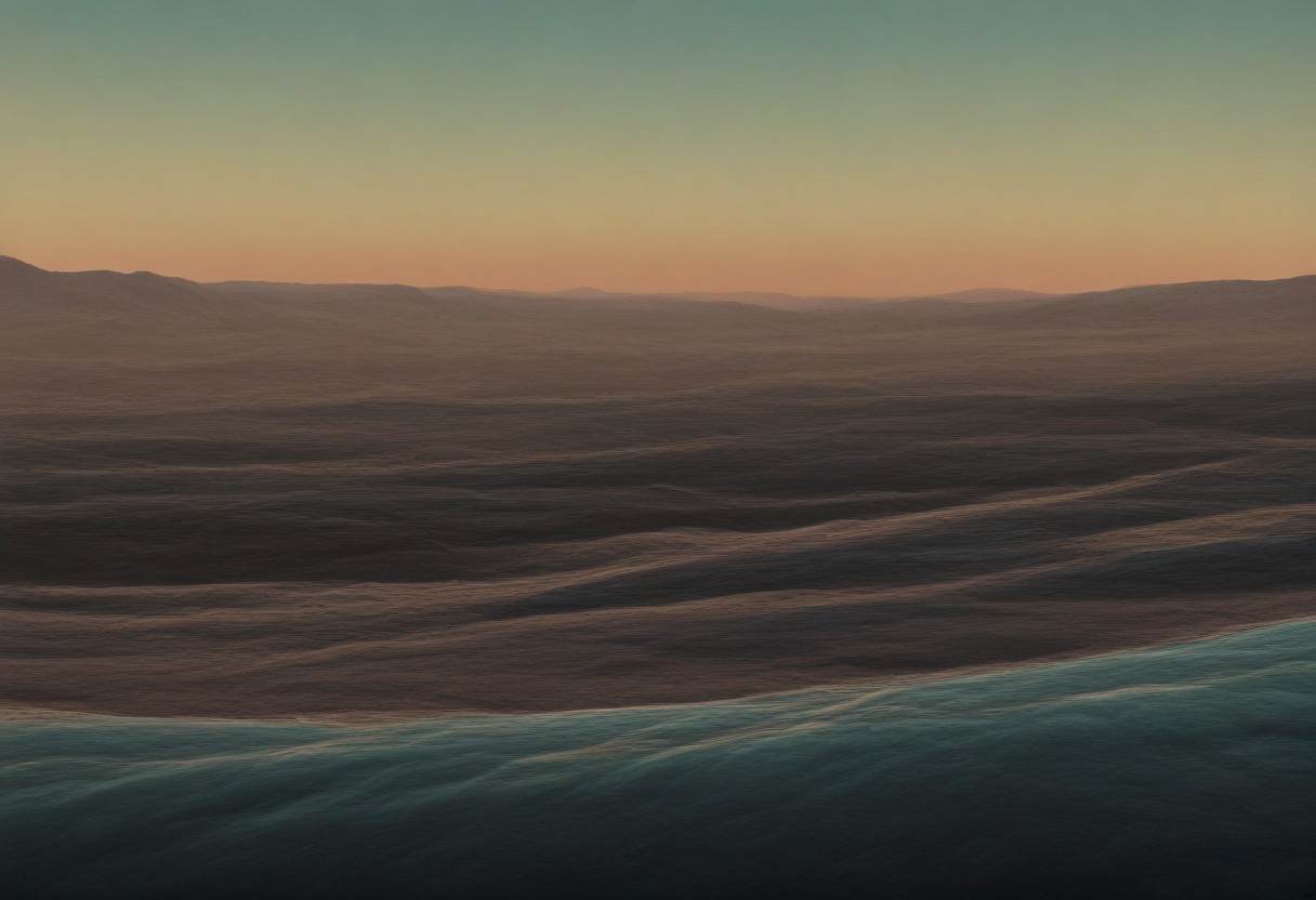 A beautiful landscape at sunset on an alien world, dramatic lighting, large moon in the sky, jade rocks, waterfalls, deep crevices, uhd, ultra-detailed, photography, f/8 photo, monoprone, nmskyrim