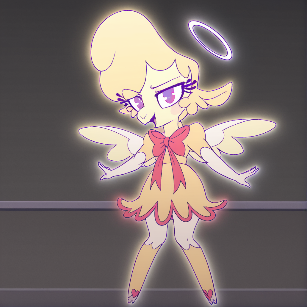 Keenie, Halo, wings, <lora:Keenie:1>
